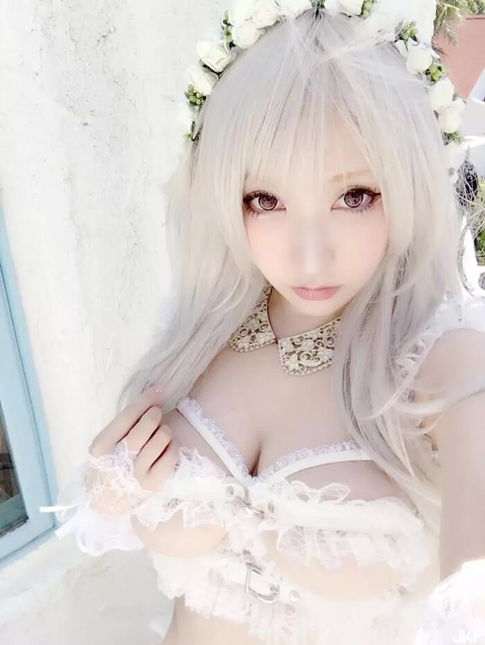 Most exposed COSER Ayaka Saku 40th image