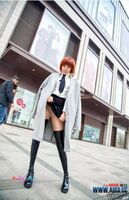 AISS愛絲 溫婉絲襪模特萱萱大街豪放露出情趣外拍
