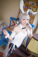 蘿莉Loli-2016.06.11-駱駝趾黑絲穹妹兔女郎春日野穹(24P) (24P)