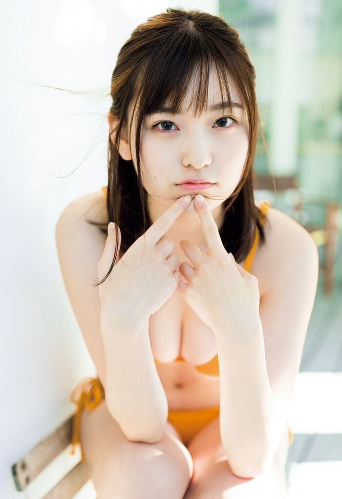 猫目ガール斎藤愛莉、もちもち美白肌グラビアが可愛すぎるww週プレ写真集のスタイル抜群な巨乳水着姿が最高！ 7th image