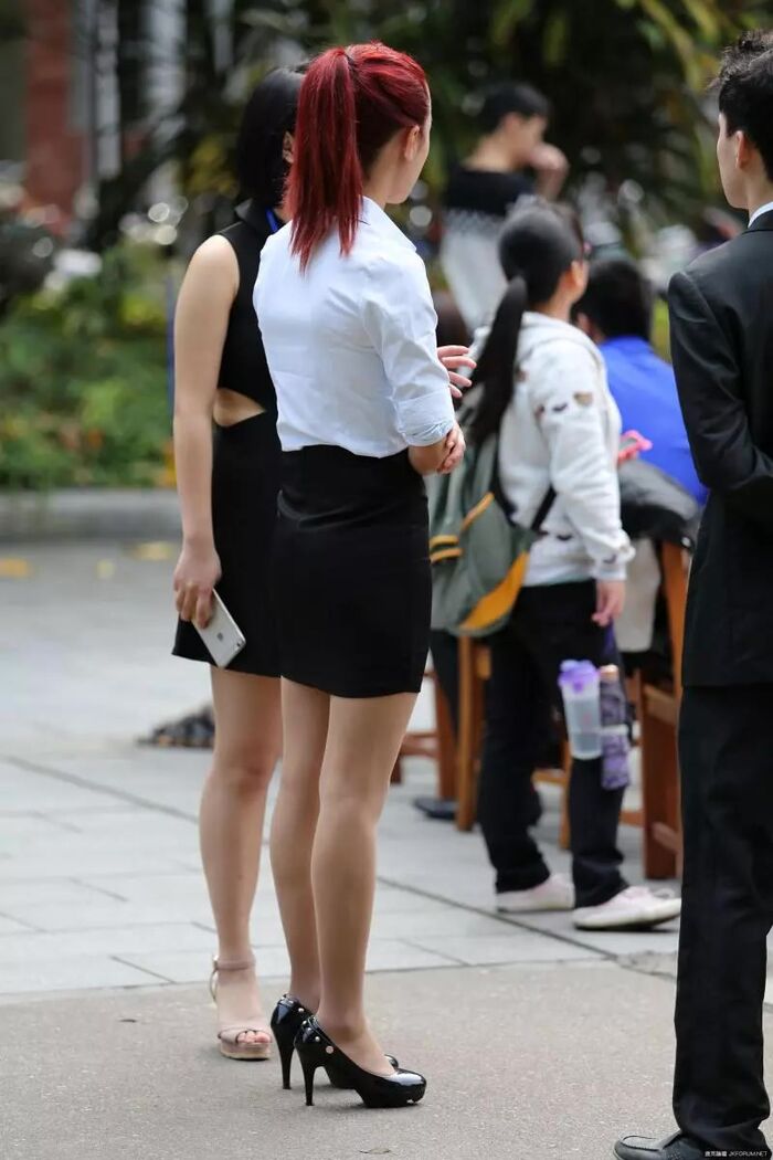 【Street Beat Series】Hiroba Kami OL 濕濕跟跟跟跟mi thigh [45P] 35th image