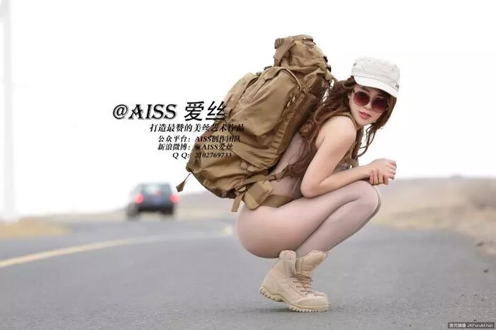 【AISS Love Series】絲襪 Thigh Outer Beat NO.52 Wakaba-Travel Diary DepositEd Edition [15P] 6th image