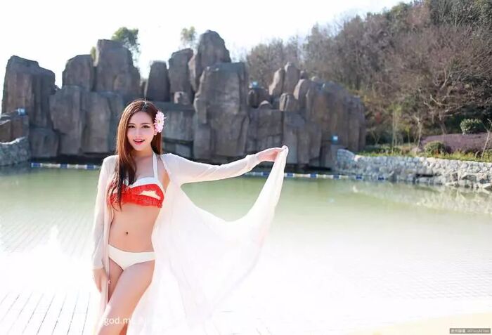 【TGOD Goddess Tabi Hako Series】Megami Kaisui Sanko Gyuan Natsu-yu Luo-hu Hu Banquet [56P] 32th image