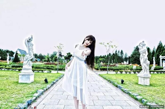 [Model 寫shin series] super-sexual feeling beauty car Imitation Yanagi Chie white length external beat [40P] 24th image