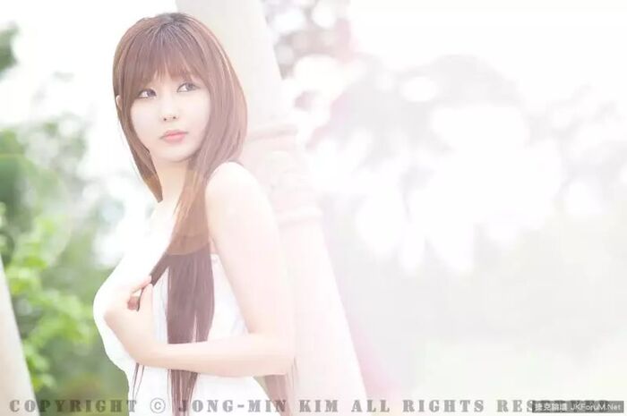 [Model 寫shin series] super-sexual feeling beauty car Imitation Yanagi Chie white length external beat [40P] 30th image