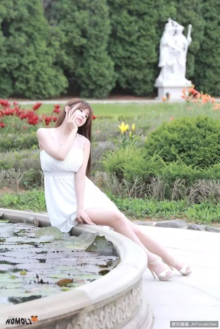 [Model 寫shin series] super-sexual feeling beauty car Imitation Yanagi Chie white length external beat [40P] 32th image