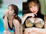 102 swimsuit gravure erotic images with amazing Otoyo Aoi I cup boobs!